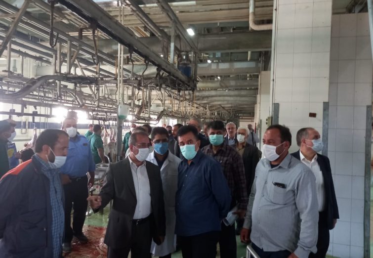 گزارش تصویری بازدیددکتر هوشیار به همراه مدیران ارشد شهرداری تبریز از کشتارگاه صنعتی تبریز