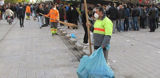 افزایش فعالیت نیروهای خدمات شهری تبریز در تاسوعا و عاشورا